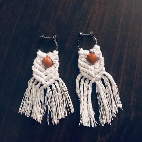 🆕»-» Handmade w/Löve «-« 3pc Macramé Earring Set » Hypoallergenic | Nickel-Free - Picture 3 of 16